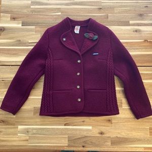 GOBL Boiled Wool Sweater Jacket